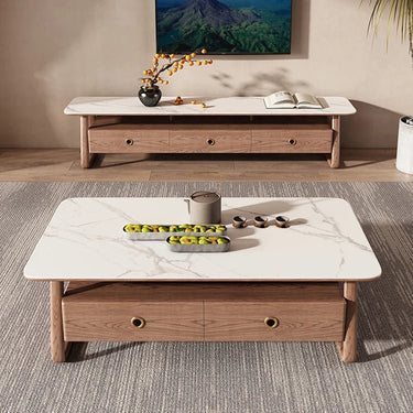 TV Stand with Sintered Stone Top – Modern Home Entertainment Furniture hyc - 3114MUTUKISPACE