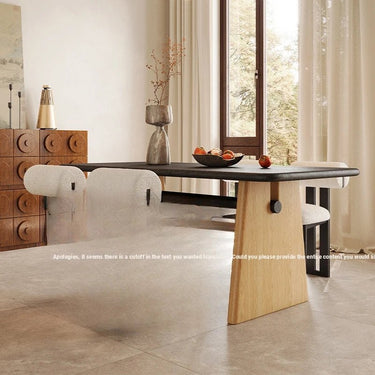 Solid Wood Dining Table – Contemporary Design for Chic Homes hyc - 3122MUTUKISPACE
