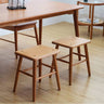 Stunning Natural Wood Stools in Cherry, Black Walnut, and Oak Finishes - Perfect for Every Home Decor hykmq - 743MUTUKISPACE