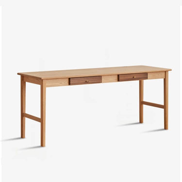Premium Solid Wood Table - Elegant Brown, Red Oak & Black Walnut Choices hykmq - 749MUTUKISPACE