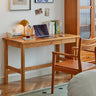 Elegant Brown Natural Wood Table - Black Walnut & Cherry Wood Finish hykmq - 753MUTUKISPACE
