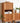 Elegant Cherry Wood and Aluminum Alloy Cabinet - Natural Finish hykmq - 769MUTUKISPACE