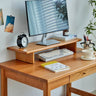 Elegant Storage Rack - Natural Wood Finish in Brown, Red Oak, Cherry, and Black Walnut hykmq - 770MUTUKISPACE