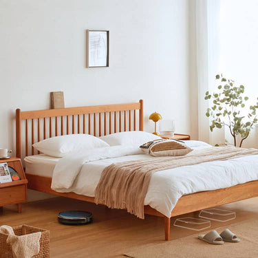Natural Wood Beds: Elegant Cherry and Classic Pine Options hykmq - 776MUTUKISPACE