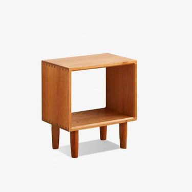 Elegant Bedside Cupboard - Natural Wood Finish in Brown, Red Oak, Cherry, and Black Walnut hykmq - 777MUTUKISPACE