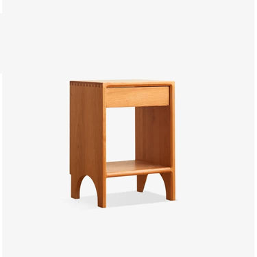 Premium Bedside Cupboard in Elegant Brown Black Walnut Finish hykmq - 779MUTUKISPACE