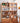 Elegant Cherry Wood and Glass Cabinet with Copper Accents - Premium Plywood Design hykmq - 789MUTUKISPACE