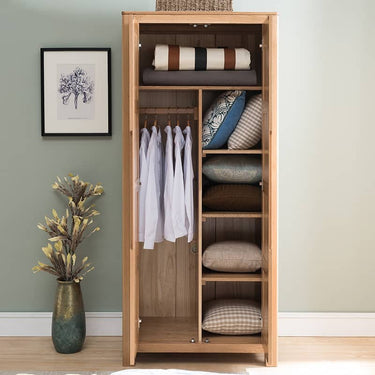Stylish Natural Oak & Tung Wood Cabinet for Home & Office hym - 480MUTUKISPACE