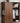 Sleek Brown Oak Cabinet with Durable Tung Wood and Metal Accents hym - 481MUTUKISPACE
