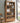 Stunning Brown Oak and Tung Wood Cabinet with Stylish Metal Accents hym - 483MUTUKISPACE