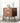 Stylish Bedside Cupboard - Brown Tung Wood & Metal Finish hym - 489MUTUKISPACE