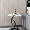 Luxury Marble Tea Table with Modern Swirl Design for Elegant Living Spaces hyq - 4421MUTUKISPACE