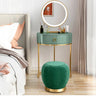 Elegant Pine Makeup Vanity Table with Mirror and Stool - Chic Bedroom Decor hyq - 4434MUTUKISPACE