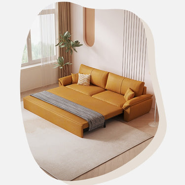 Luxurious Multi - Color Leathaire Sofabed - Orange, Beige, Light Brown, Gray, Purple & Dark Green hyt - 1430MUTUKISPACE