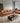 Modern Orange Sofa with Pine Wood Frame, Cotton Down Cushions, and Faux Leather Accents hzh - 1353MUTUKISPACE