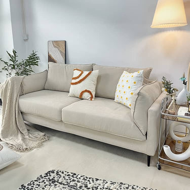 Stylish Sofas in White, Light Gray, Dark Blue, and Pink Pine Fabric – Perfect for Any Modern Home! mr - 159MUTUKISPACE
