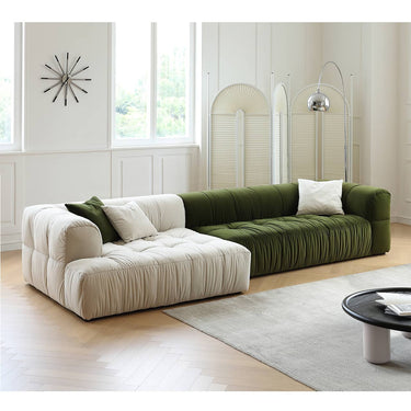 Premium Pine Suede Sofa - Luxurious Comfort & Stylish Design my - 354MUTUKISPACE