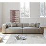 Luxury Off White Scratch - Resistant Sofa with Durable Pine Frame and Plush Down Filling my - 358MUTUKISPACE