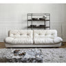 Luxurious Pine Suede Sofa in Elegant White - Perfect for Any Home Decor my - 360MUTUKISPACE