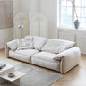 Luxurious White Pine Suede Down Sofa - Ultimate Comfort & Style my - 362MUTUKISPACE
