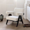Premium White Ash Wood Chair - Elegant Design & Superior Durability my - 384MUTUKISPACE