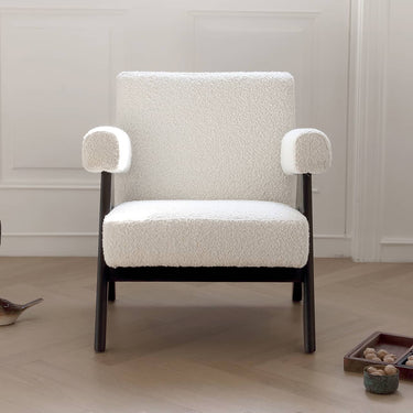 Premium White Ash Wood Chair - Elegant Design & Superior Durability my - 384MUTUKISPACE