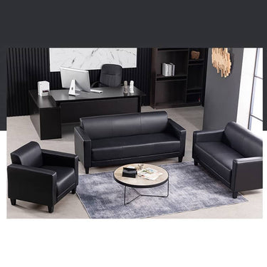 Luxurious PU Leather Sofa - Versatile Colors: Black, Light Brown, Off White, Wine Red, and Orange qm - 4MUTUKISPACE