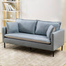 Stylish Mint Green & Dark Blue Sofa with Techno Fabric for Modern Living Rooms qm - 5MUTUKISPACE