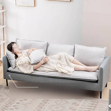 Stylish Mint Green & Dark Blue Sofa with Techno Fabric for Modern Living Rooms qm - 5MUTUKISPACE