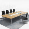 Sleek & Stylish White Dark Gray Particle Board Table for Modern Interiors qs - 152MUTUKISPACE