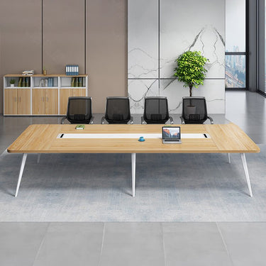 Sleek & Stylish White Dark Gray Particle Board Table for Modern Interiors qs - 152MUTUKISPACE