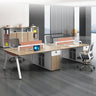 Stylish Particle Board Table in Brown, White, and Gray Finishes qs - 153MUTUKISPACE