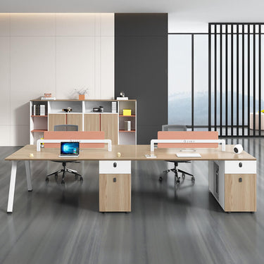 Stylish Particle Board Table in Brown, White, and Gray Finishes qs - 153MUTUKISPACE