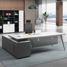 Stylish White Particle Board Table for Modern Interiors qs - 155MUTUKISPACE