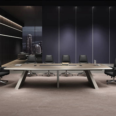 Stylish and Durable Brown Particle Board Table for Home and Office qs - 157MUTUKISPACE