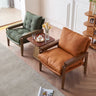 Stylish Brown Rattan & Ash Wood accent chair for Modern Living Spaces tzm - 518MUTUKISPACE