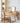 Elegant Natural Wood Makeup Vanity with Rattan and Ash Wood Accents, Glass Top tzm - 525MUTUKISPACE