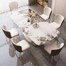 Elegant White Sintered Stone Table - Durable & Stylish Furniture ybn - 393MUTUKISPACE