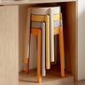 Vibrant Multi - Color Stool Collection: Off White, Black, Gray, Khaki, Dark Brown, Light Yellow, Orange, Green ym - 623MUTUKISPACE