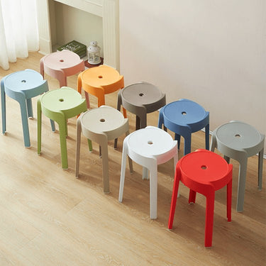 Stylish Multi - Color Stool Collection: Enhance Your Space with Black, White, Khaki & More ym - 624MUTUKISPACE