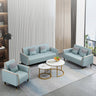 Stylish Multi - Color Techno Fabric Sofa: Modern Mint Green, Orange, Blue, Yellow, and Gray Options yr - 124MUTUKISPACE