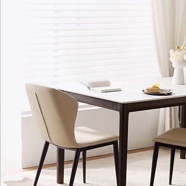 Dining Chair Dining Table Beige Living Chair Compact Nordic Stylish Chair ysys - m6121 - chairMUTUKISPACE