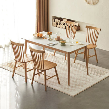 Dining Table Sintered Stone 4 - 8 Seater Wooden Wood Square Dining Table Oak Durable Luxury Dining Table Chair Dining ysys - a1114 - DtableMUTUKISPACE