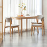 Dining Table Stylish Nordic Dining 5 - Piece Set Sintered Stone Top Foldable ysys - a1118 - DtableMUTUKISPACE