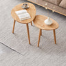 Low Table Bean Shape Nordic Compact Natural Brown Table Chabudai Table Cute Stylish Wooden Center Table Cafe Solid Wood Oak ysys - a1184 - CtableMUTUKISPACE