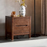 Night Table Side Table 2 Drawers Oak Solid Wood ysys - a3021 - nightstandMUTUKISPACE