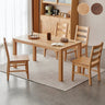 Dining Table Stylish Solid Wood Nordic Dining Table Dining Table Stretchable b1121 Chair ysys - a5112 - DtableMUTUKISPACE