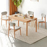 Dining Table Stylish Square Nordic Wooden Natural Wood Dining Table Home Telecommuting Desk Oak Wood h6121 Chair Available ysys - a7111 - DtableMUTUKISPACE