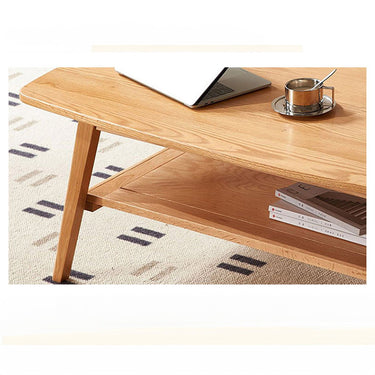 Center Table Low Table Stylish Natural Wood Wooden Nordic Natural Brown Living Alone Dining Machine Cafe Table with Storage ysys - a8072 - CtableMUTUKISPACE
