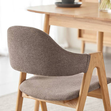 Dining Chair Stylish Chair Stylish Simple Nordic Chair Natural Chair Chair Wooden Soft Dining Solid Wood Living Room Dining Table Interior with Elbow ysys - b3124 - chairMUTUKISPACE